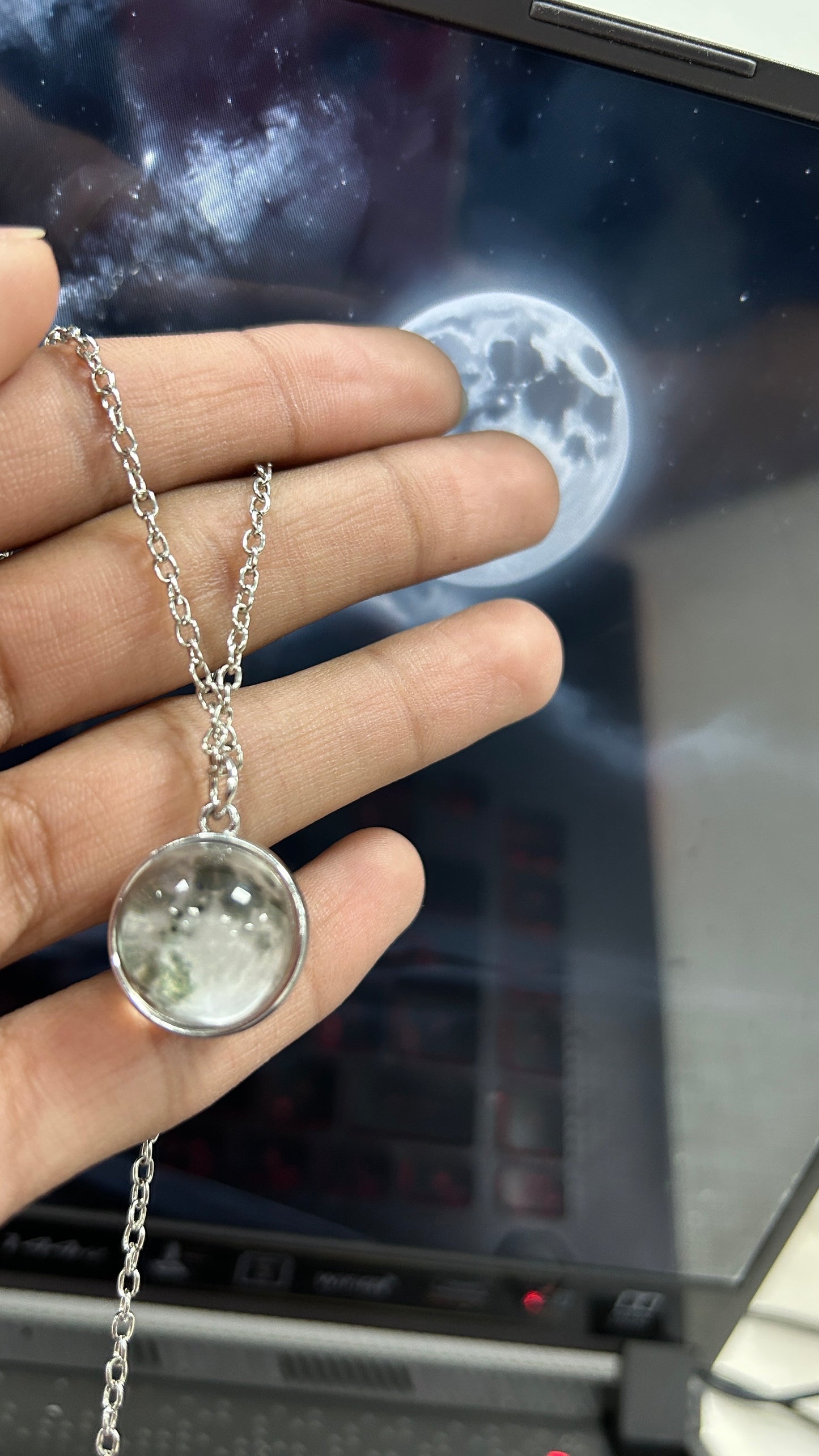 Celestial Locket Moon Necklace 🌙